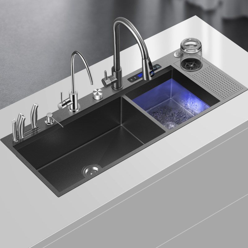 雅仕特智能超声波水槽果蔬洗菜清洗机一体净化消X毒多功能净洗