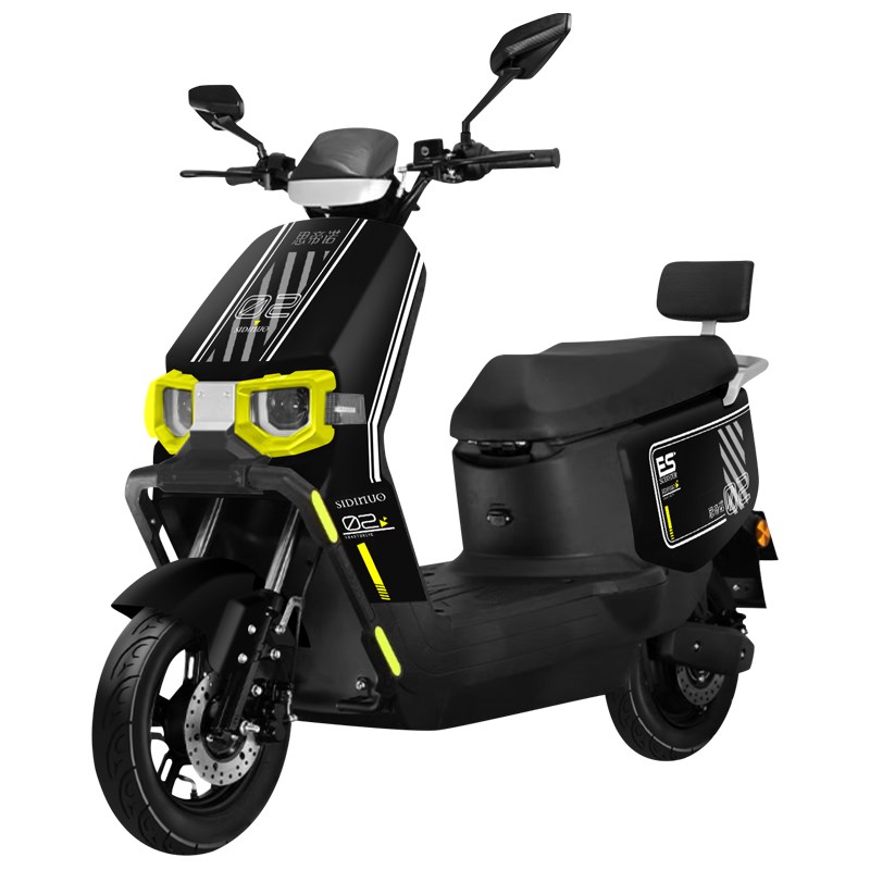 思帝诺72V机甲长续q航电动摩托车启动智能前后双碟电摩电动车