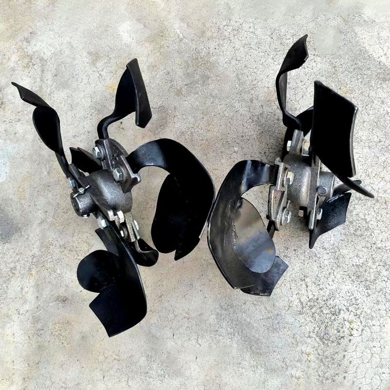 开沟培土a刀锰钢刀片铸钢刀座农机配件微耕机田园机带耳勺刀起土