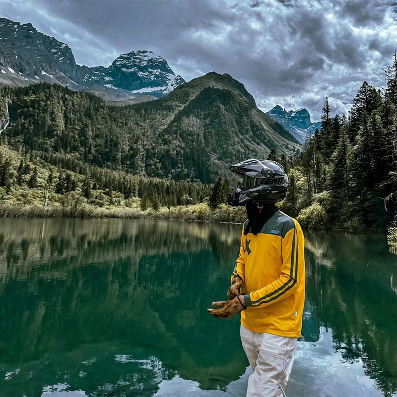 长路计划复古t摩托车骑行服速干衣