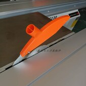 木工推台锯红色推料刀塑料款 吸尘罩分料刀精密裁板锯机械配件大全