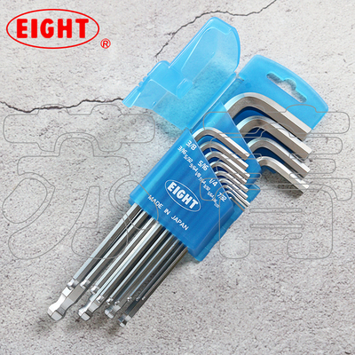 日本原装百利EIGHT加长球头内六角扳手英制13件套装英制 TLS-13ZD