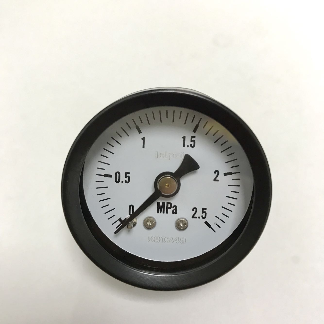 轴向压力表 直径40mm 压力 2.5mpa 螺纹ZG1/4 型号 Y-40Z 外壳42