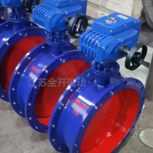 蝶阀D941W-2.5P DN400电动通风蝶阀 304不锈钢法兰通风调节蝶阀