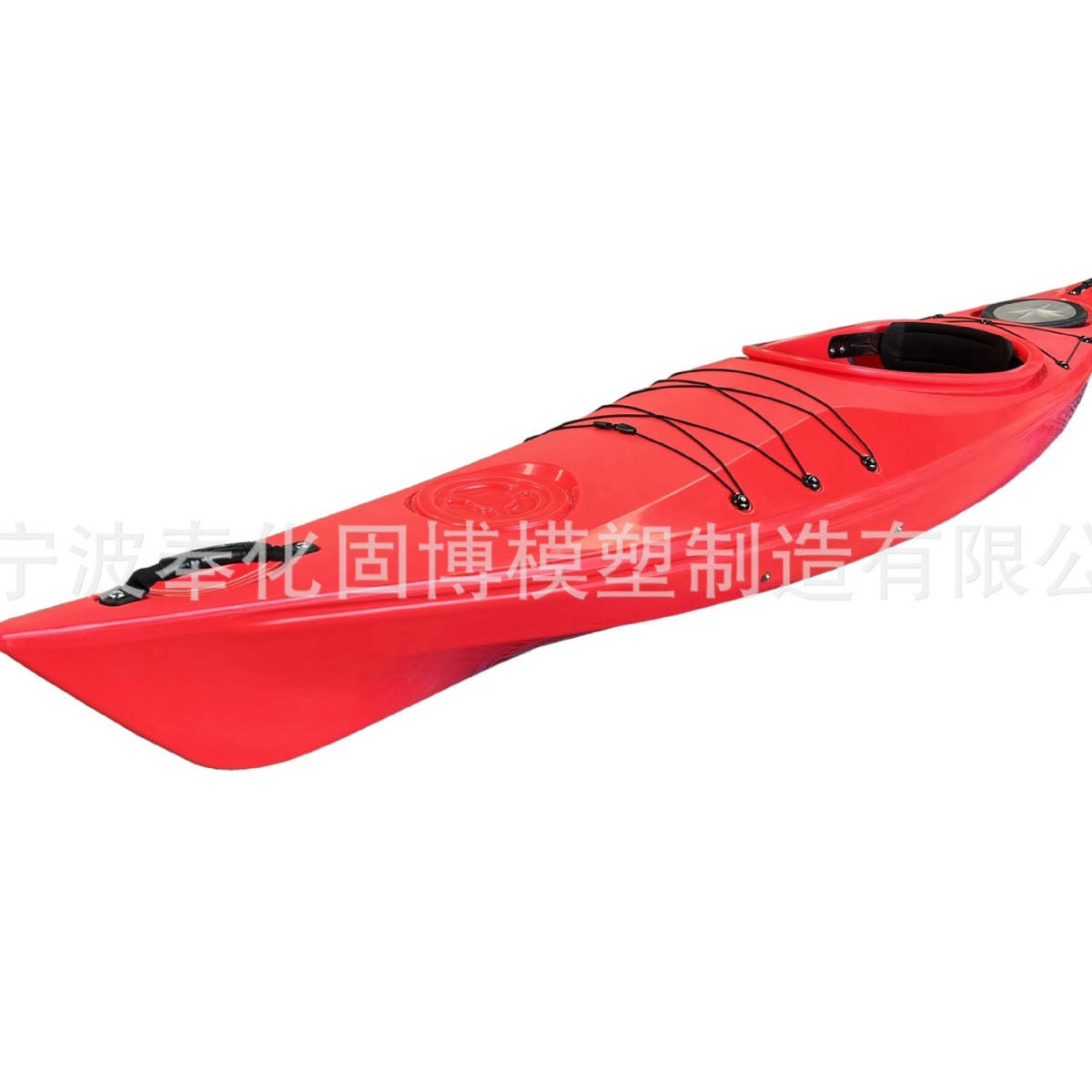 高瑞皮划艇 硬艇独木舟专业塑料单人划艇硬底海洋舟 冲浪漂流滑水