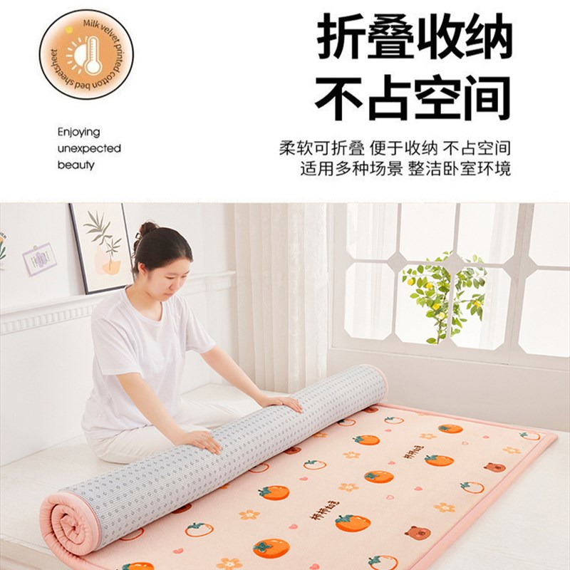 榻榻米床垫四季软垫家用垫被褥子打地铺地垫防滑农村土炕垫子毡子