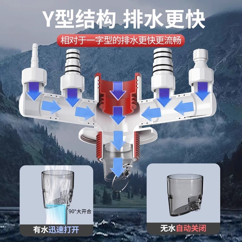 厨房洗菜盆下水道防臭密封圈洗衣机密E封塞75管三通反味密封堵盖