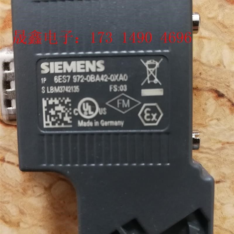 SIMENS DP数据总线插头 6ES7972-0BA42-0XA【询价产品】
