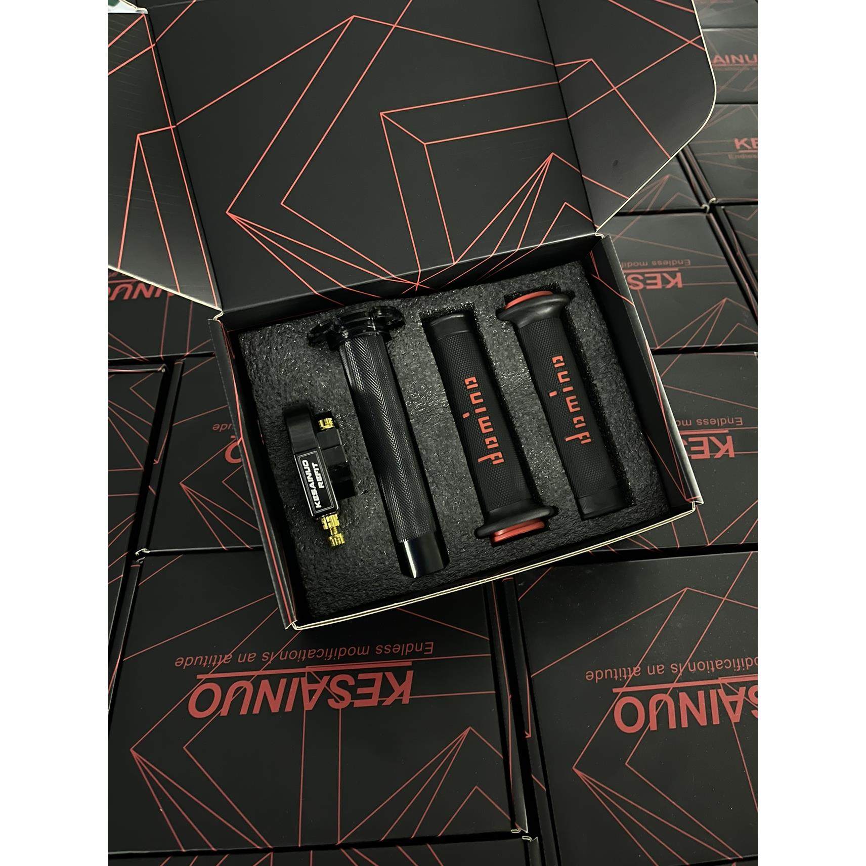 钱江赛600大型加捻油赛600改装钛合金加捻油套件赛6改装车把加捻