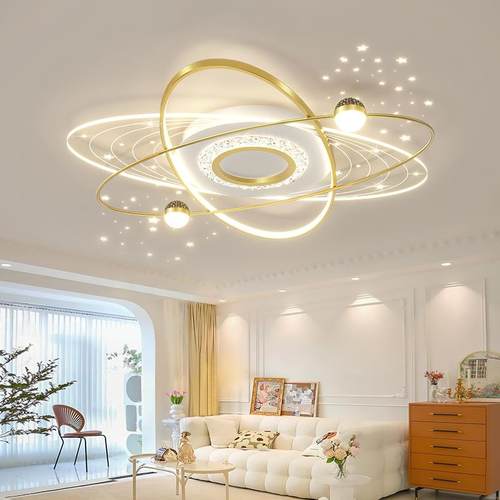 客厅灯2025新款高端简约现代大气轻奢高级感中山灯具主卧室吸顶灯