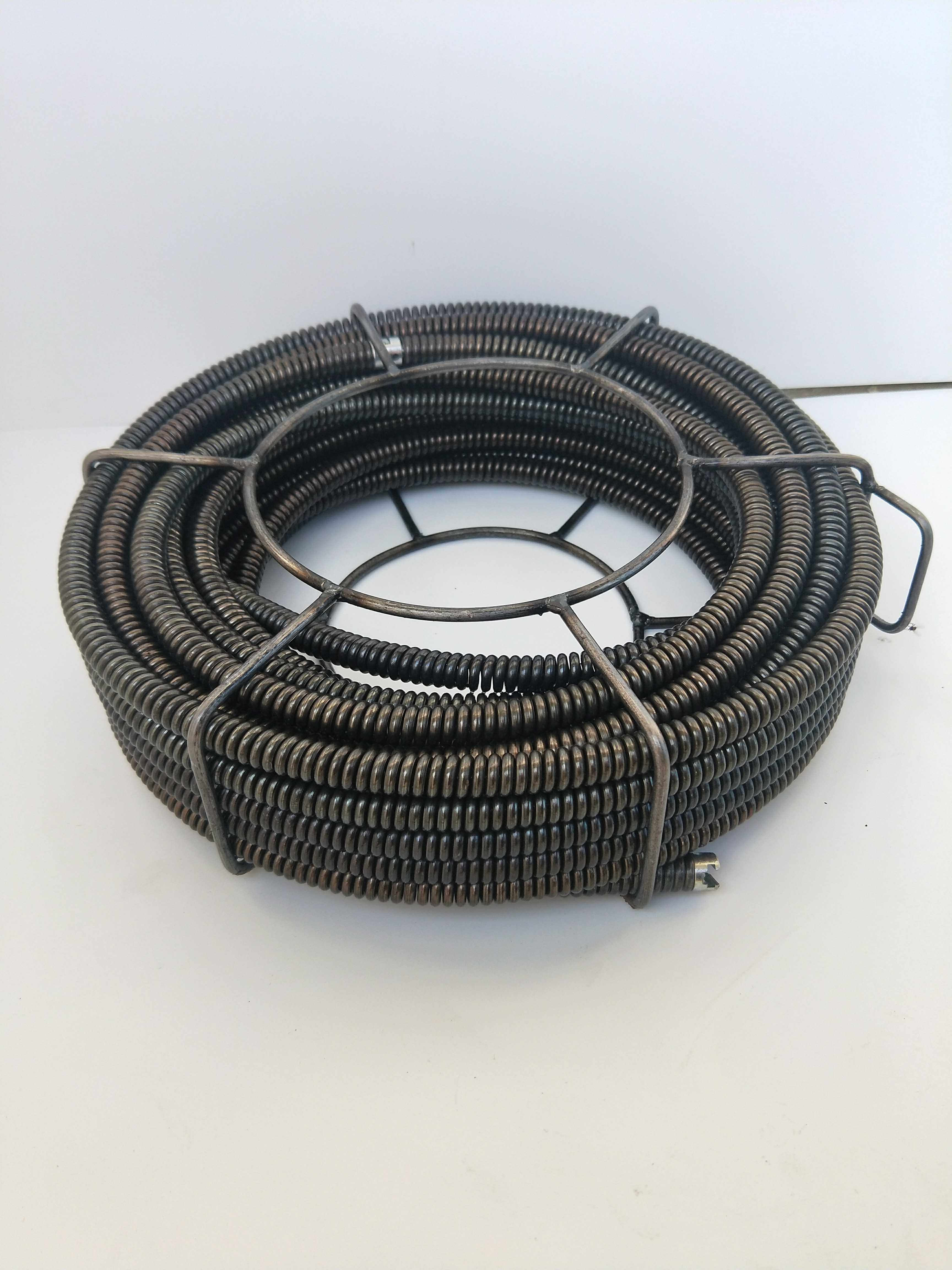 疏通弹簧配件16mm弹簧钢丝4mm粗加粗加密加硬通下水道可连接延长