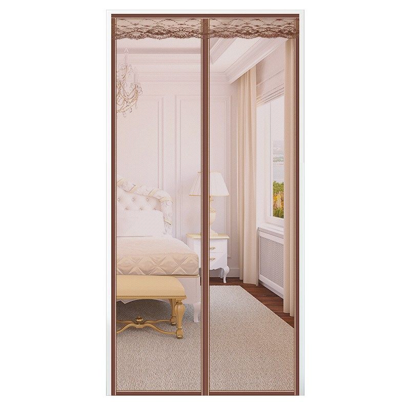 魔术贴自吸防蚊门帘夏季家用卧室隔断防蝇通风磁性纱窗纱门免打孔