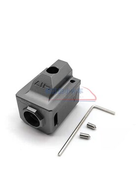 库拜莱P1M金属AA制退器核心X1火帽G17G34接口14逆牙外管转接装饰