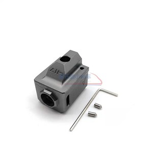 库拜莱P1M金属AA制退器核心X1火帽G17G34接口14逆牙外管转接装 饰