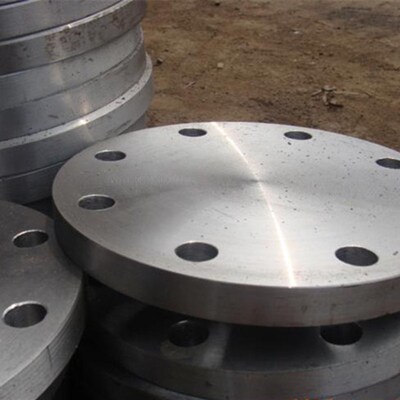 国标碳钢锻打法兰盲板法兰盖 管道盲板堵板DN40 50 100 200 PN10