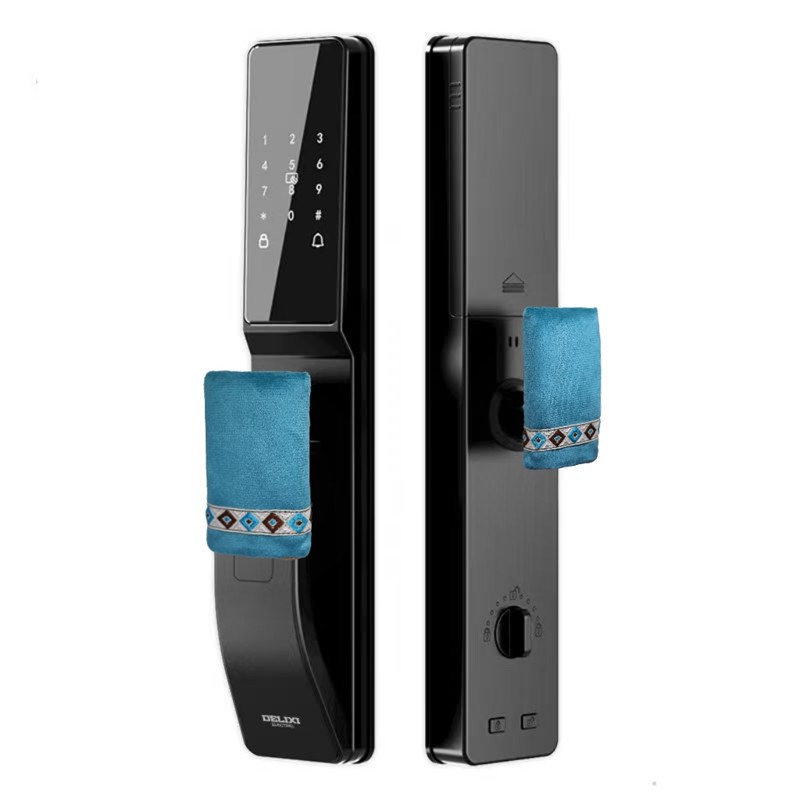 智能锁密码指纹锁保护套门把手套入户防盗门把手防撞防静电保暖套