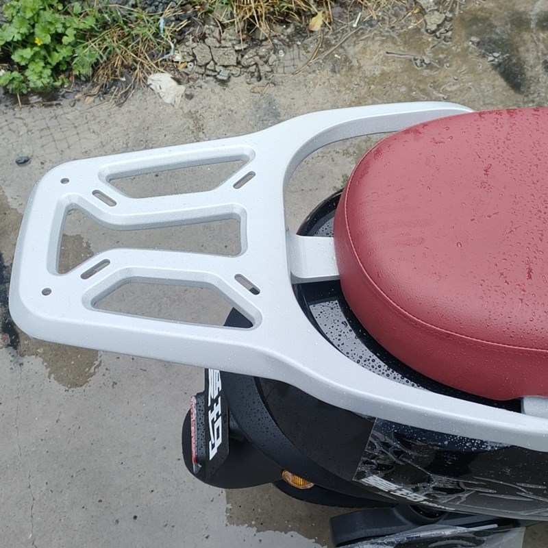 适用爱玛骁龙AB50电动车尾架电瓶车货架尾箱架改装U铝合金延长支