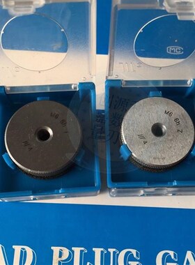 成量量具螺纹环规细牙外螺纹检测量规粗扣环形通止规M18M20M22 6G