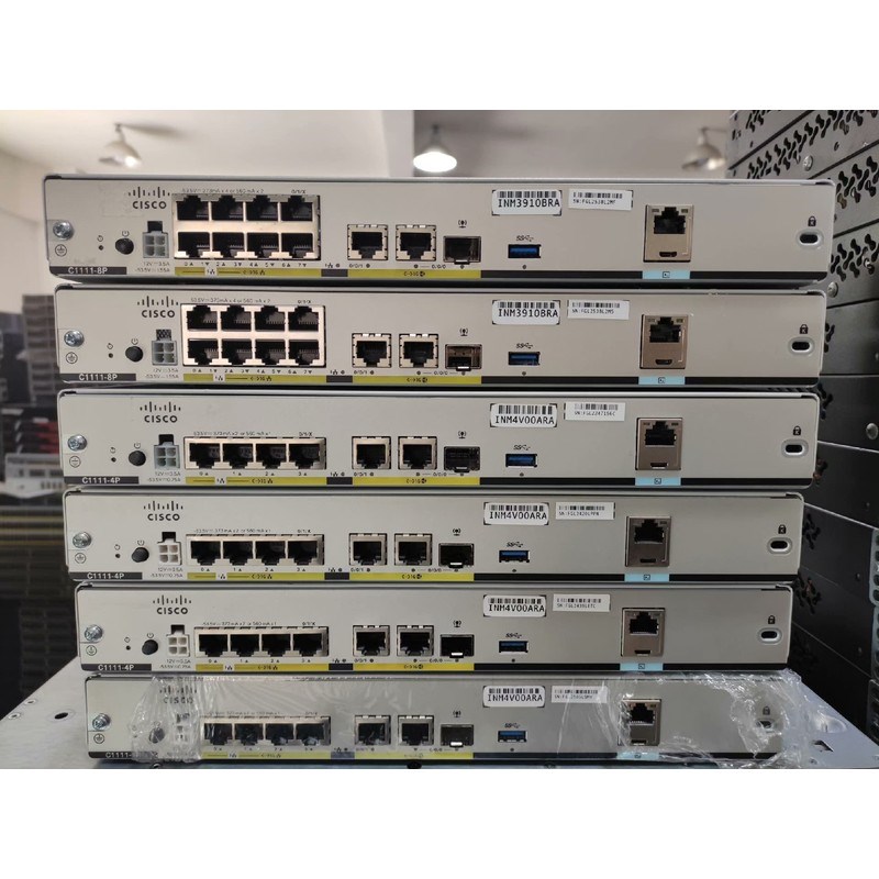 思科 C1111-4P 带原装电源 千兆企业路由器 包好测试