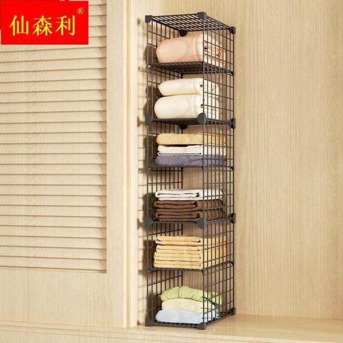 柜子分隔板衣柜整理分层架房间衣橱隔断20宽衣物铁艺隔板置物架