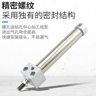 40X25X50X75X100X125X150X175X200X225 方头迷你气缸MARU16