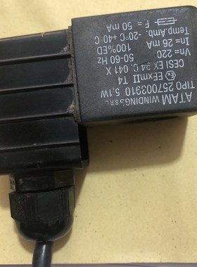 ATAM  WINDINGS电磁阀防爆线圈TIPO  257003910 孔径10MM防爆线圈