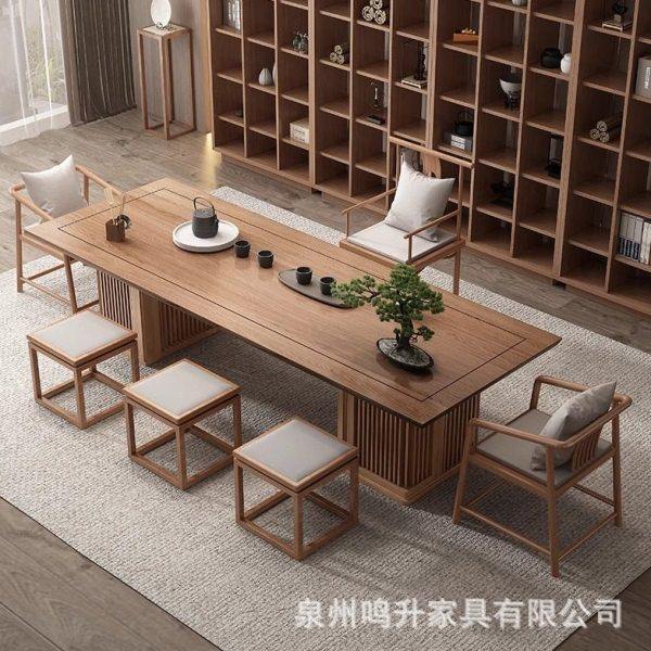 新中式大板实木泡茶台原木茶桌椅组合现简约禅意公室客厅家用,商业/办公家具,茶台/茶桌,淘宝优惠券,粉丝福利购,淘宝优惠卷