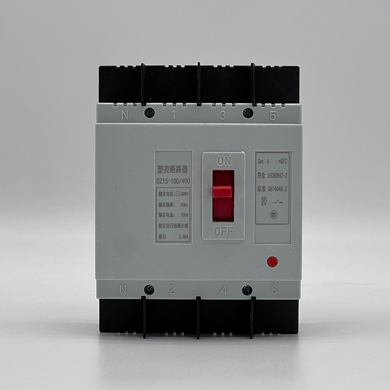 塑壳断路器DZ15-100/390 40/290 32A40A63A100A空气开关2P3P 380v