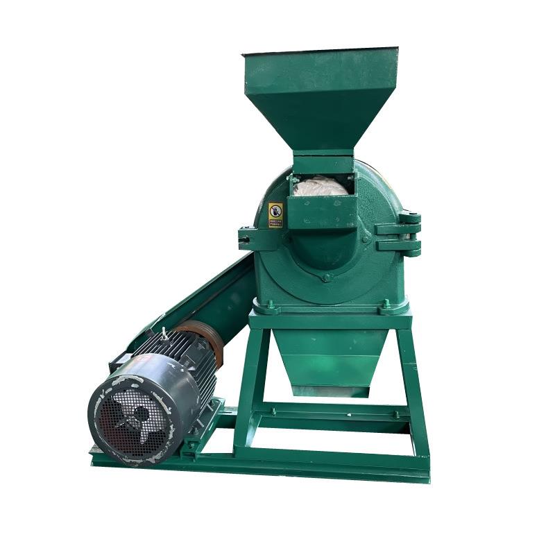 360型铸铁齿盘粉碎机黑米杂粮面粉碎机双齿盘粮食木薯干粉碎机