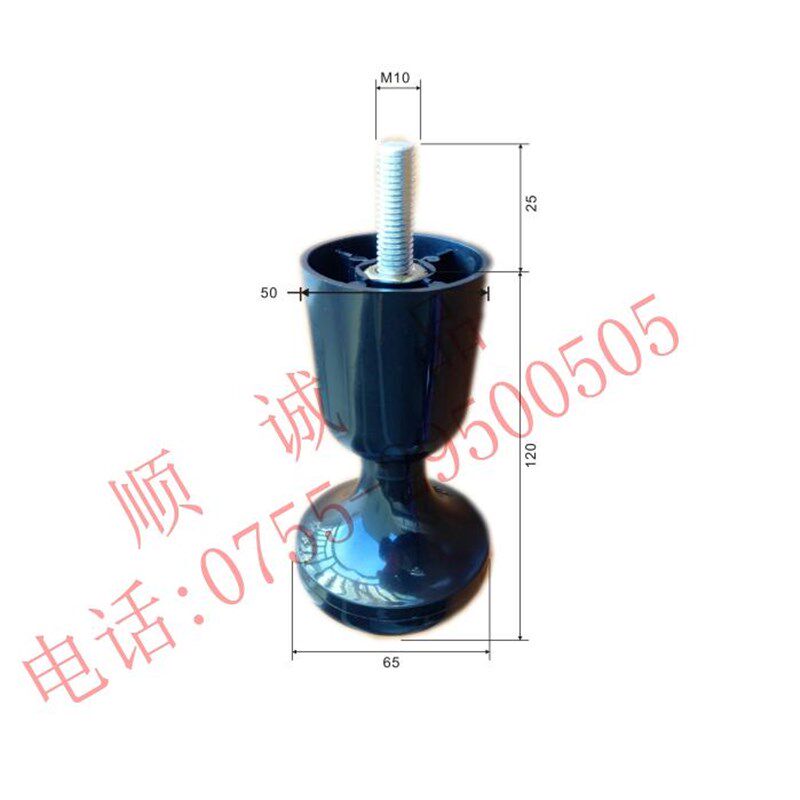 高度8CM 固定床脚/家具脚垫床脚床沙发脚腿增高可调节茶机支撑脚