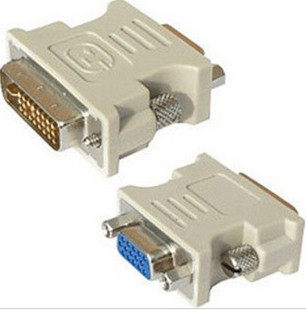 特价促销 DVI转VGA转接头 DVI转VGA头 DVI 公转VGA母头 显卡头