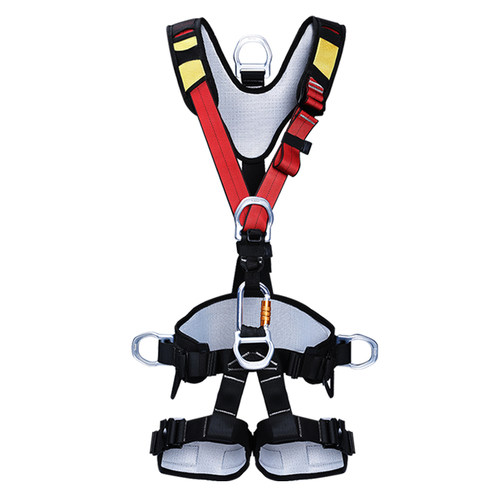 国标全身五点式安全带高空作业全套空调安全绳带挂钩救援攀岩装备