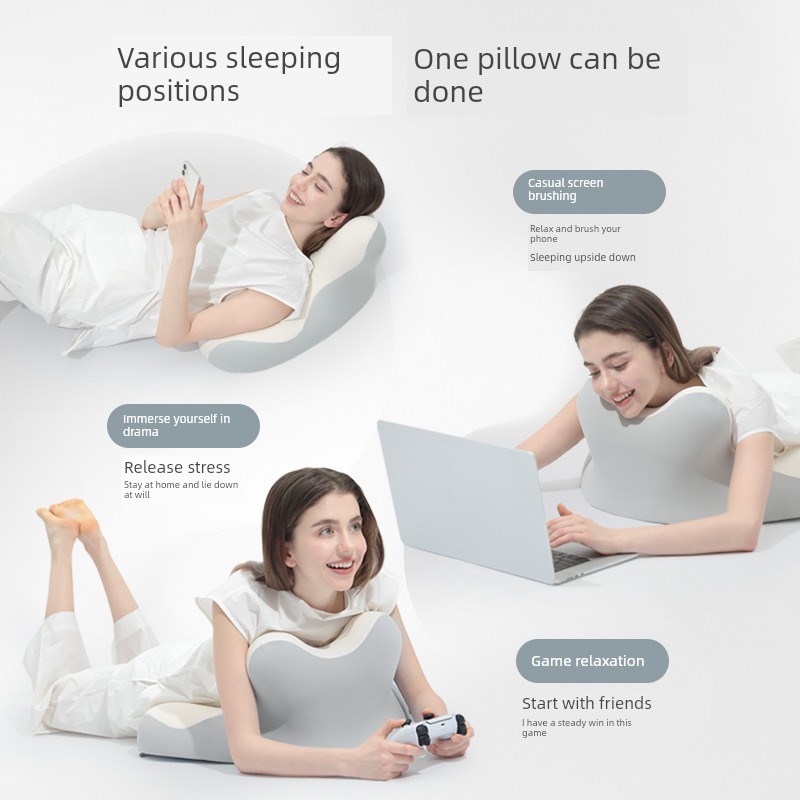 西诺斯云球游戏枕头床枕边枕头玩手机戏剧神器多功能睡眠枕头靠垫