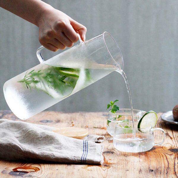北欧风简约时尚 夏日清爽 冷水壶 高硼硅耐热玻璃