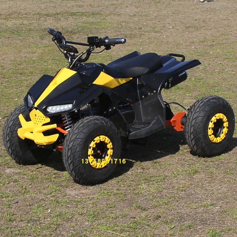 景区电动48v沙滩车四轮越野60ATV小猎鹰儿童游乐汽油成人小型摩托