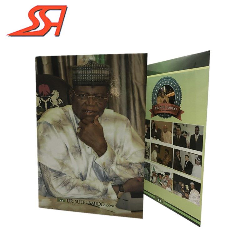 热销4.3寸/7寸视频贺y卡视频宣传册厂家 总统选举贺卡