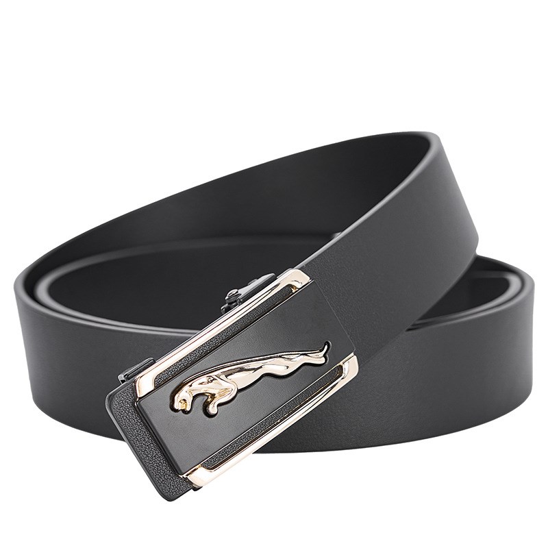 高档男士皮带真皮2024新款无牙无孔G头层牛皮自动扣腰带男款商务