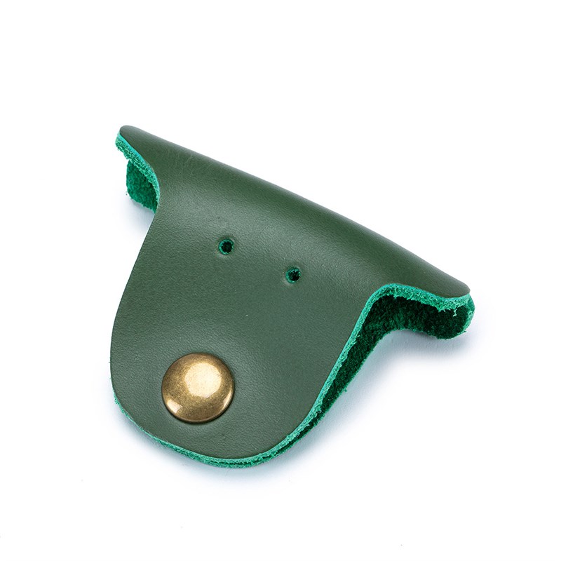 真皮数据线耳机卷线器小巧可爱桌面理线器小O数码配件绑线绕线器