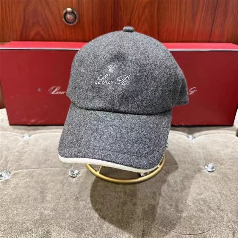 LP羊毛棒球帽子秋冬字母刺绣鸭舌帽情侣遮阳帽男女款潮Lo*rYoPi*n
