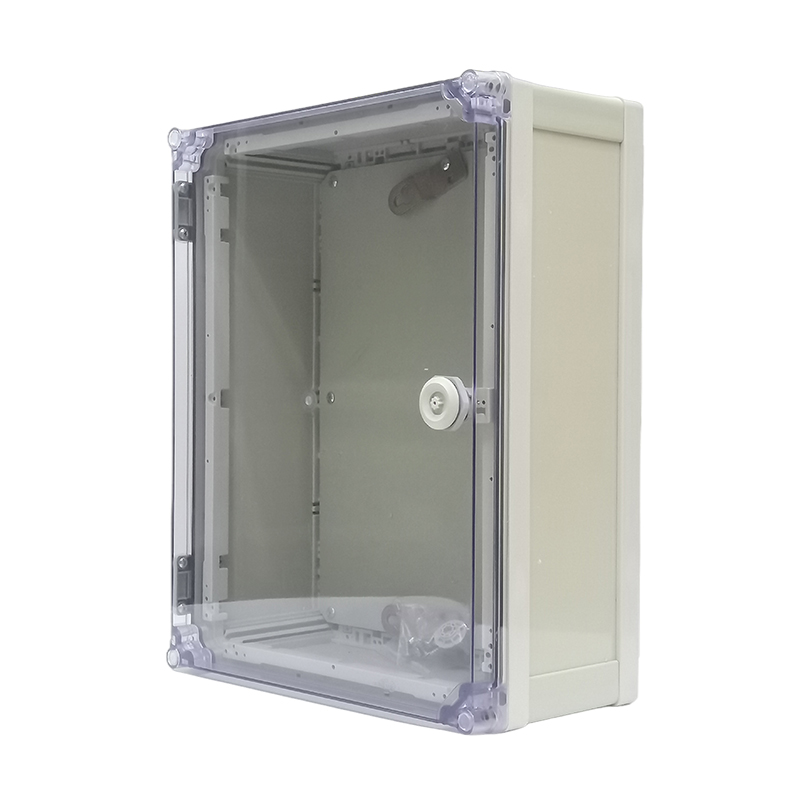 PVC配电箱透明装户外防水腐塑料监控电表箱卡扣基业箱搭扣接线盒