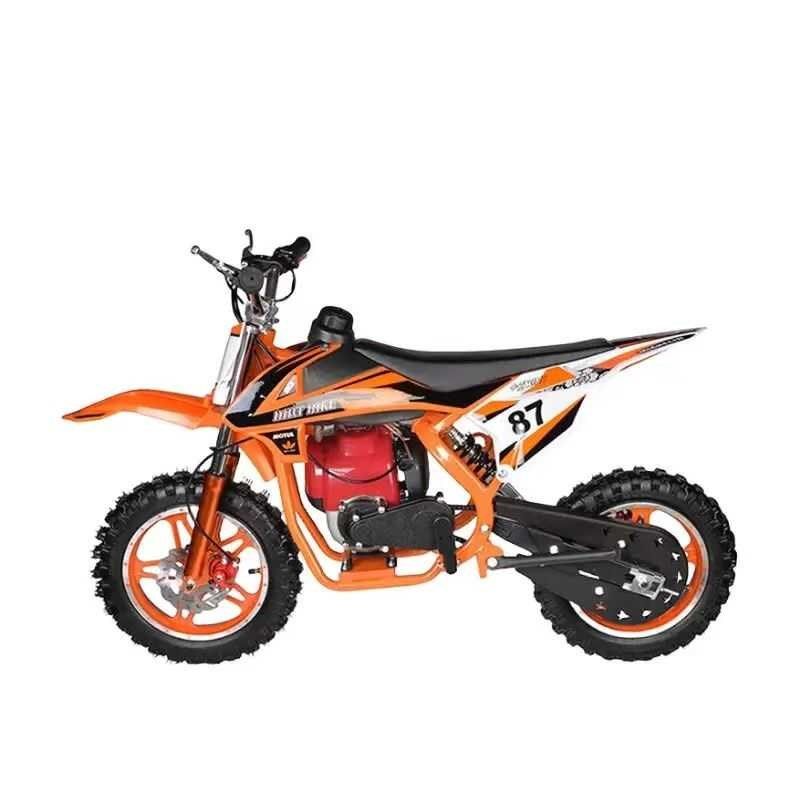 迷你儿童越野摩托车49CC纯汽油燃油版四冲程92汽油山地