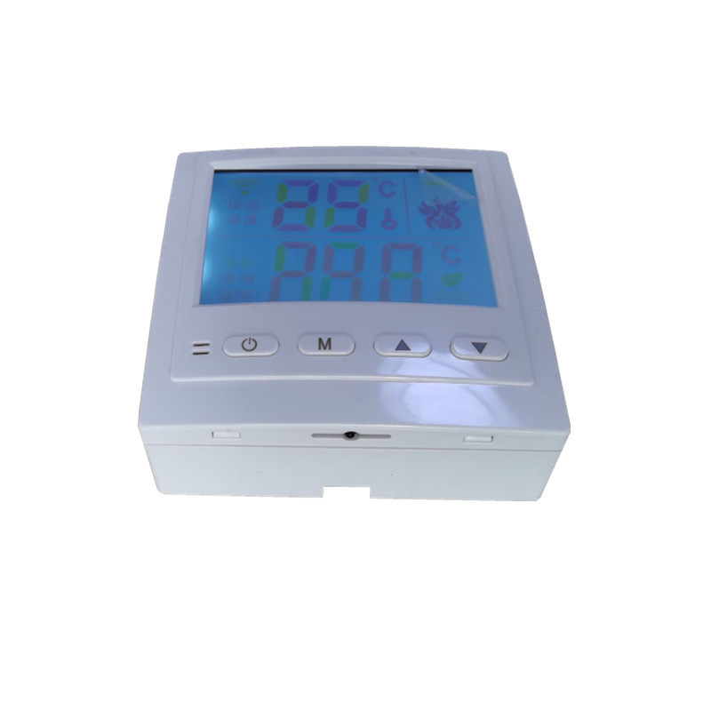 B103电池供电壁挂炉液晶温控器无源输出大字体无编程温度控制器