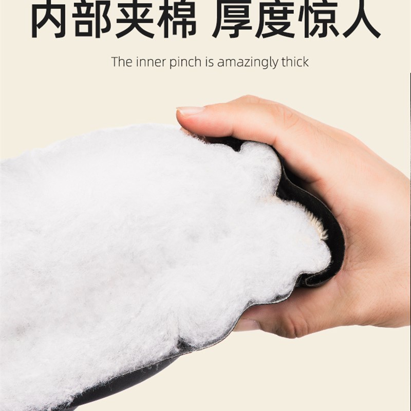 加厚电动车手套冬季保暖防水通用摩托电瓶车手把V套挡风护手男女