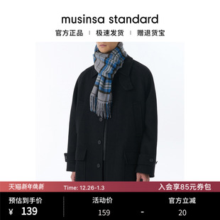 韩国25秋冬男女休闲日韩百搭时尚 standard 苏格兰格纹围巾musinsa