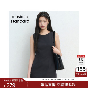 韩国26新品潮流时尚圆领女士休闲无袖连衣裙MUSINSA STANDARD