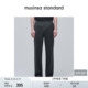 男士 musinsa 羊毛混纺宽版 裤 standard 直筒垂感弹力西装 韩国春季