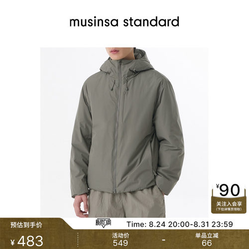 男士连帽棉服夹克哑光外套