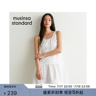 韩国26夏季新品女士简约休闲时尚连衣裙MUSINSA STANDARD