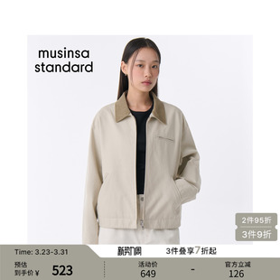 夹克外套musinsa 休闲韩系百搭工装 standard 女士时尚 韩国春季