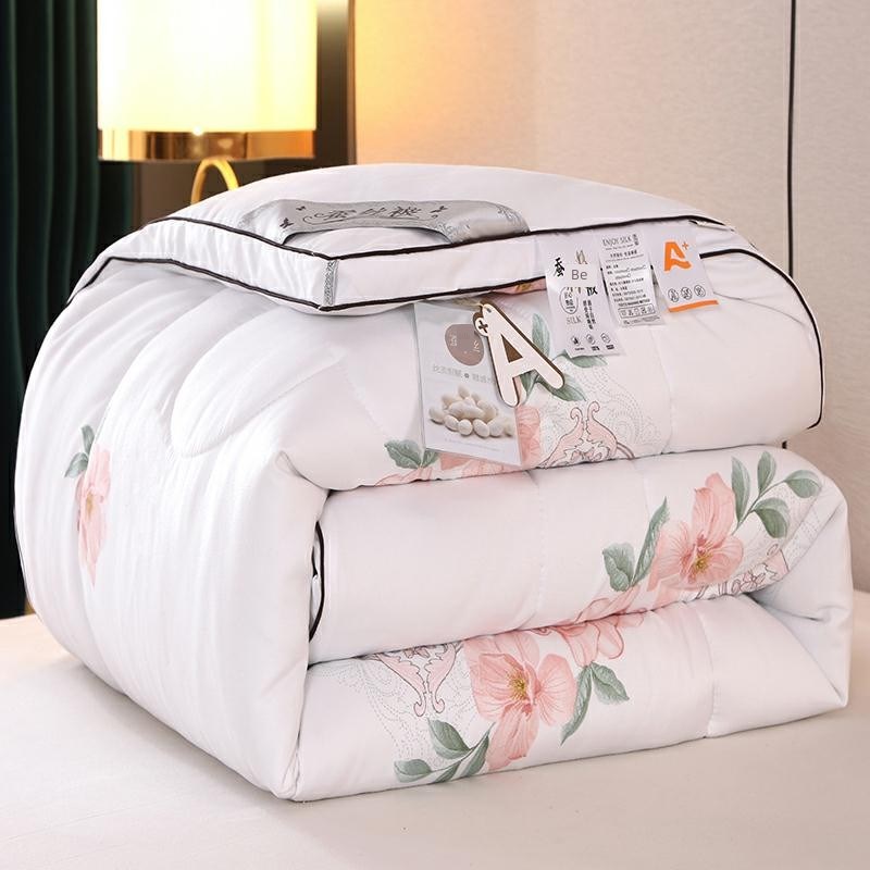 【潘星星专属】新A类蚕丝被冬被全棉双人床加P厚保暖宿舍冬季被子